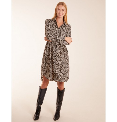 Leopard Shirt Dress