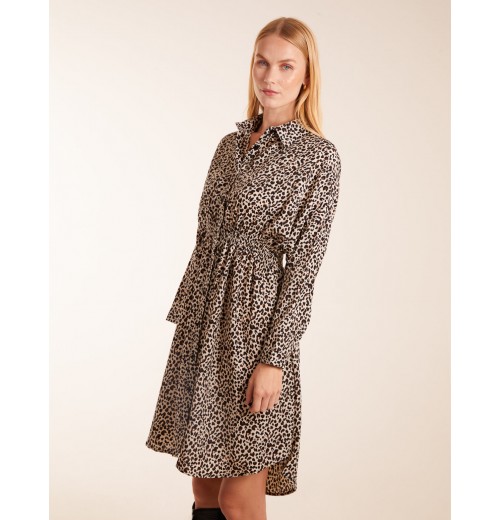 Leopard Shirt Dress